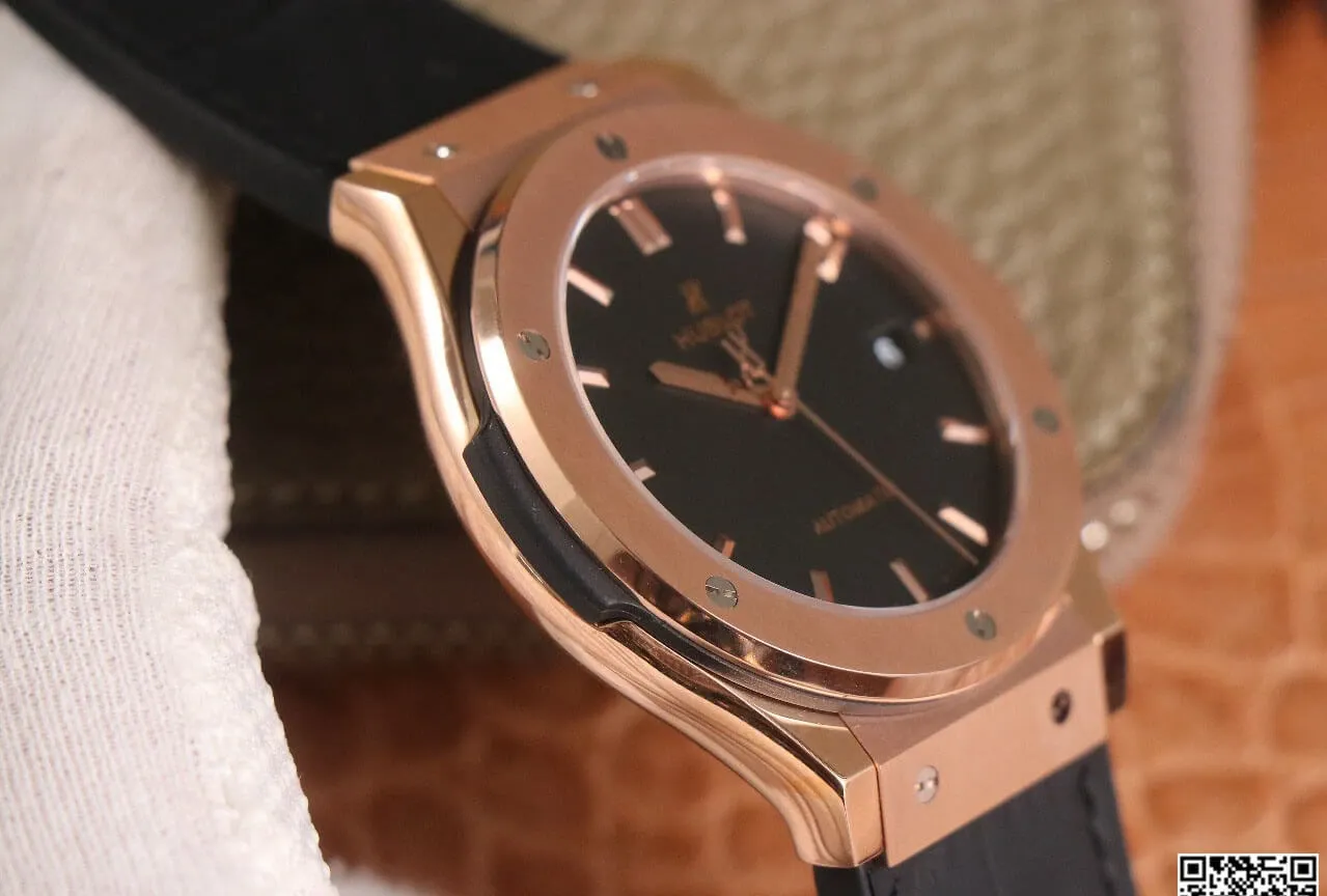 Hublot Classic Fusion 511.OX.1181.LR WWF Factory 1:1 Best Edition Replica Watch Black Dial